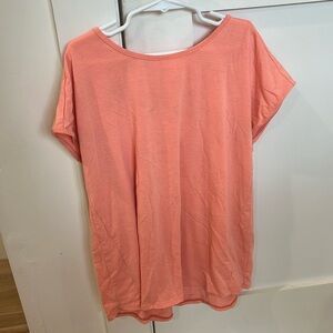 Athleta girl coral T-shirt size 12